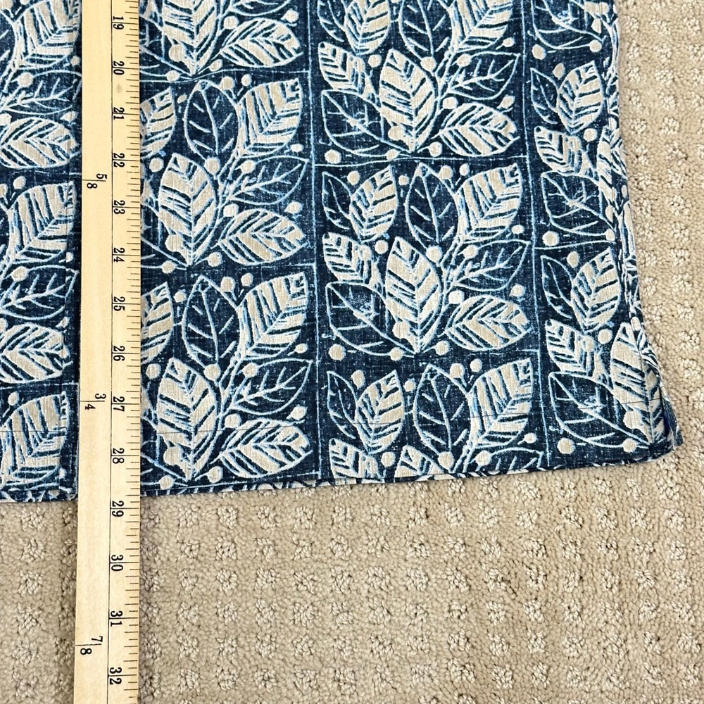 Tommy Bahama Shirt Mens Medium Silk Cotton Island Modern Fit Leaf Print Camp - Picture 6 of 6